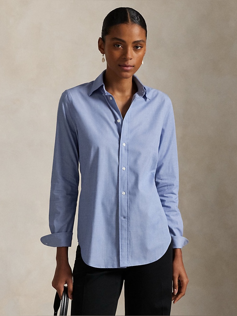 Polo by Ralph Lauren Light Blue Women's Button-Down Shirt